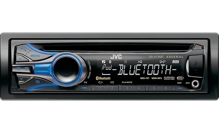 JVC Arsenal KD-A735BT CD receiver at Crutchfield