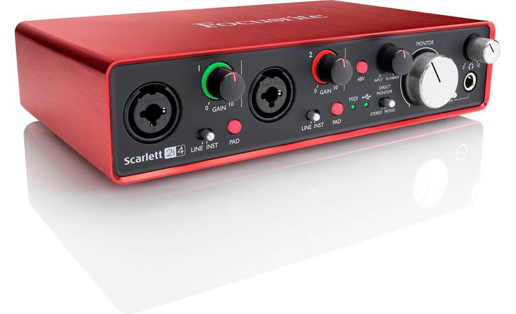 Focusrite Scarlett 2i4 (Second Generation) USB 2.0 audio interface
