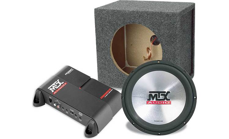 MTX Bass Package Thunder TC3001 mono amplifier Thunder4500 10