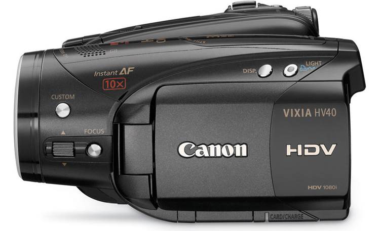 Canon VIXIA HV40 High-definition Mini DV camcorder at Crutchfield