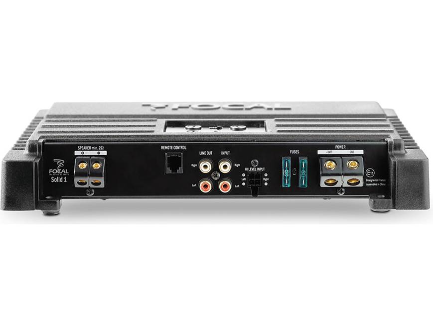 Focal Solid 1 (Black) Mono subwoofer amplifier — 470 watts RMS x 1