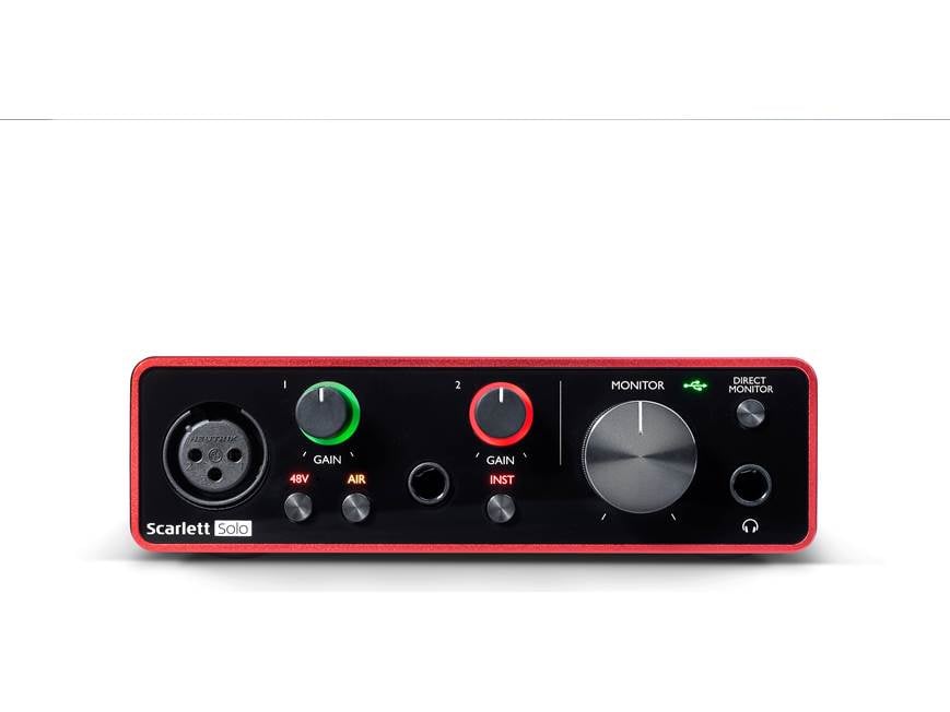 Focusrite Scarlett Solo (3rd Generation) USB 2.0 (Type-C) audio