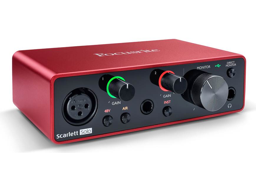 Focusrite Scarlett Solo Studio (3rd Generation) Home recording