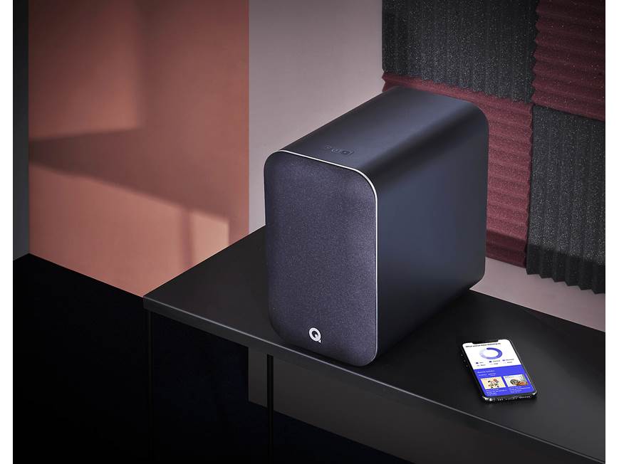 Q Acoustics M20 HD Wireless Music System (Black) Powered bookshelf