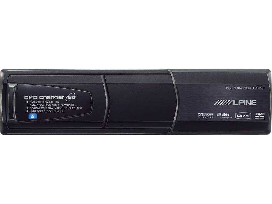 Alpine DHA-S690 6-disc DVD changer for Alpine receivers at Crutchfield