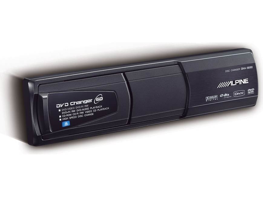 Alpine DHA-S690 6-disc DVD changer for Alpine receivers at Crutchfield