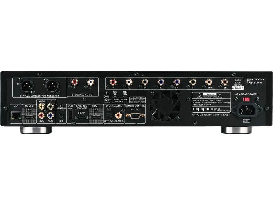 Oppo BDP-95 Universal 3D Blu-ray player with Wi-Fi® at Crutchfield