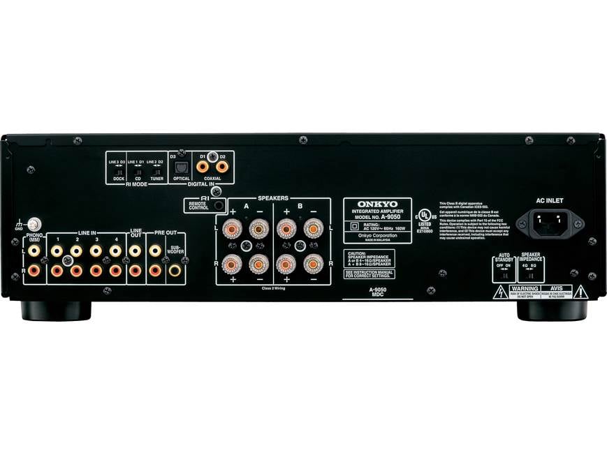 Onkyo A-9050 Stereo integrated amplifier with built-in DAC at