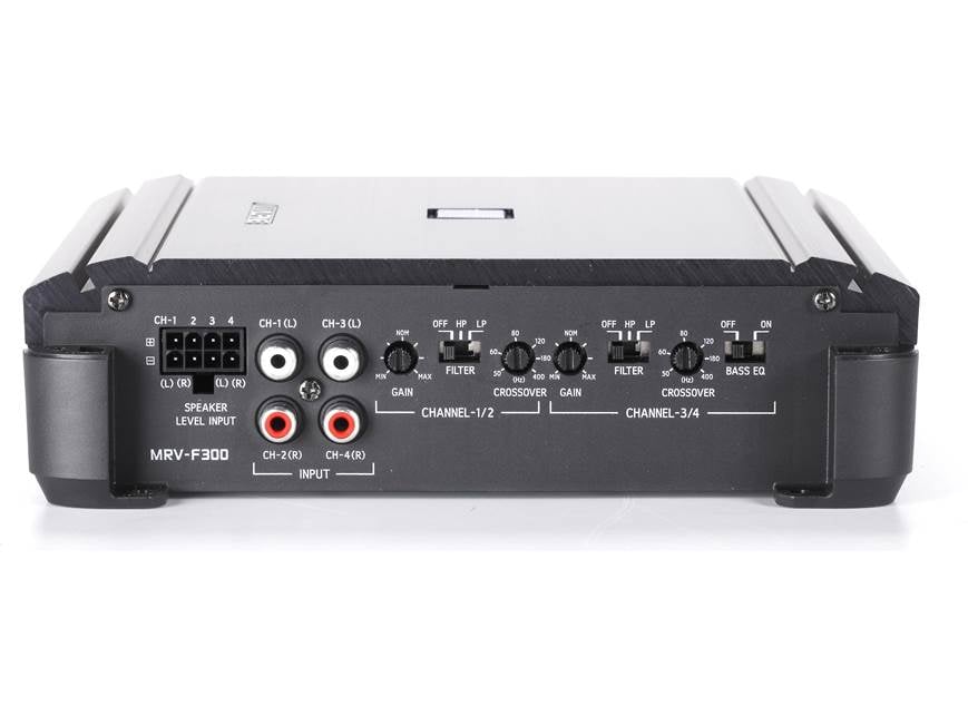 Alpine MRV-F300 4-channel car amplifier — 50 watts RMS x 4 at