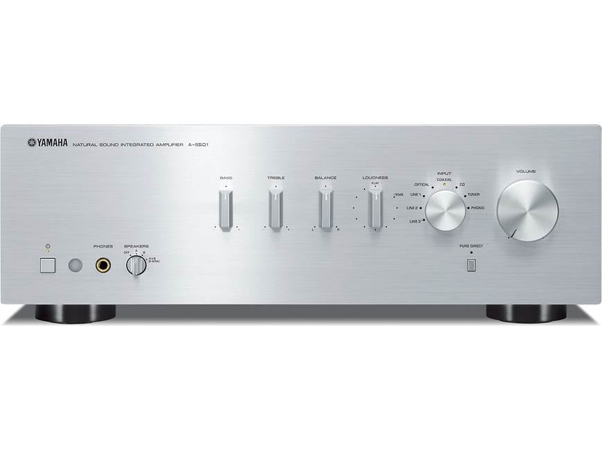 Yamaha A-S501 (Silver) Stereo integrated amplifier with built-in