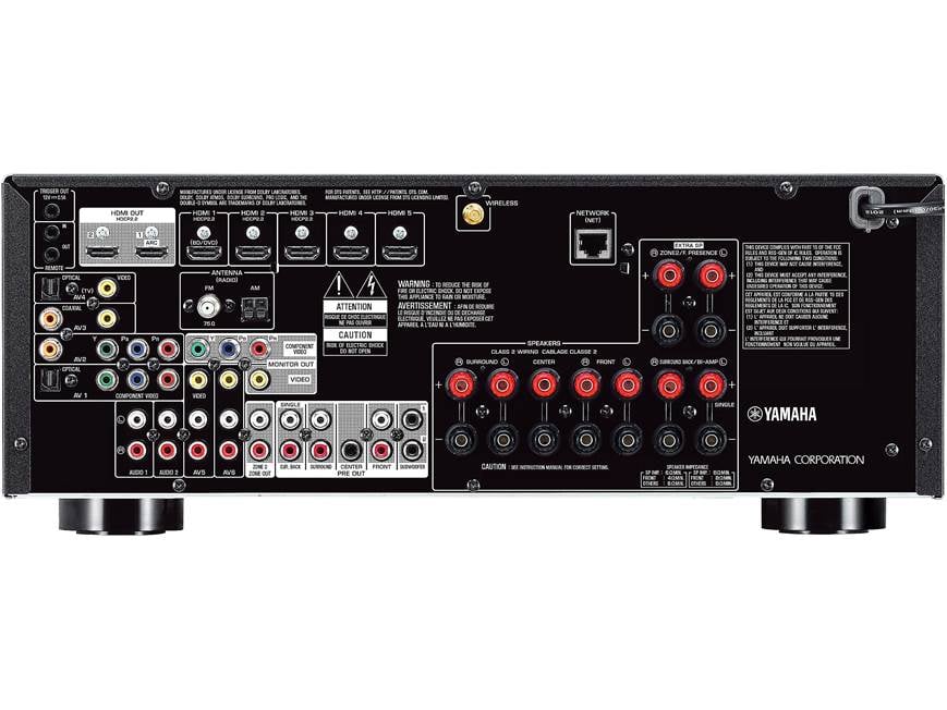 Yamaha RX-V779 7.2-channel home theater receiver with Wi-Fi