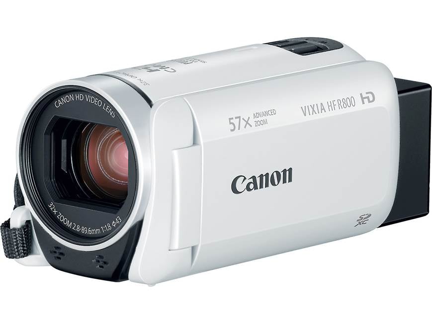 Canon VIXIA HF R800 (White) HD camcorder with 32X optical zoom