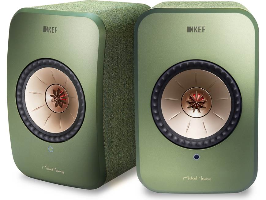 KEF LSX (Olive Green) Powered speakers with Wi-Fi® and Bluetooth