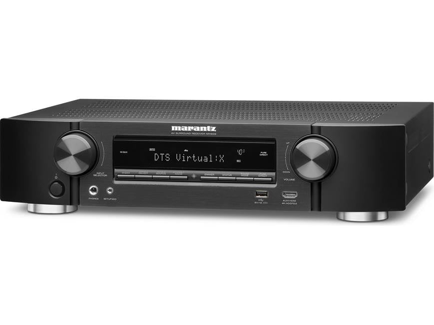 Marantz NR1609 7.2-channel slimline home theater receiver with Wi