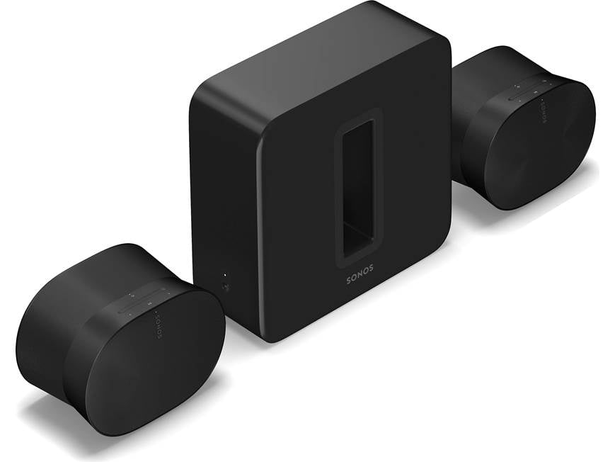 Sonos Era 300 and Sub Home Theater Bundle (Black) Includes two