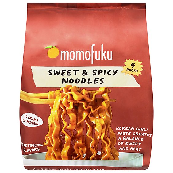 Momofuku Sweet & Spicy Noodles - 14.12 Oz - jewelosco