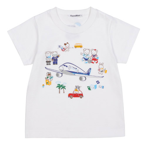 ANAオリジナル＞familiar for ANA Tシャツ100cm （旅の思い出デザイン）