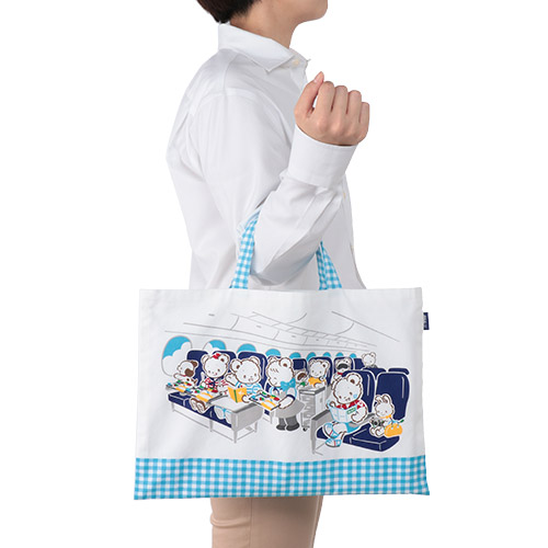 ANAオリジナル＞familiar for ANA レッスンバッグ（ギンガムチェック）