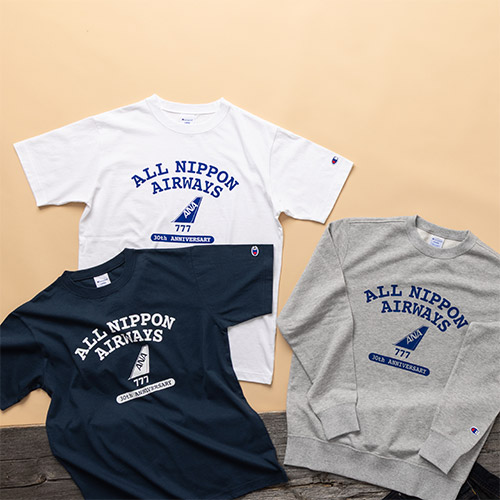 ANAオリジナル＞Champion for ANA 777デザイン ショートスリーブT