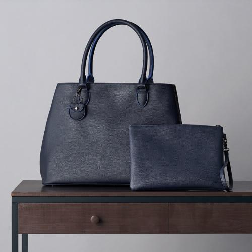 ANAオリジナル＞ABAHOUSE 横型トートバッグ（ポーチ・チャーム付き）