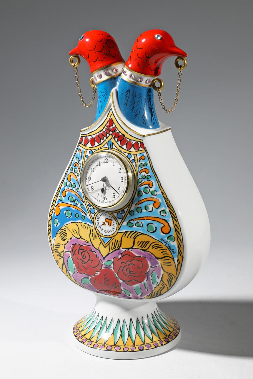 ANDY WARHOL. NACH. ROSENTHAL Künstleruhr 'Clock art' (80-114