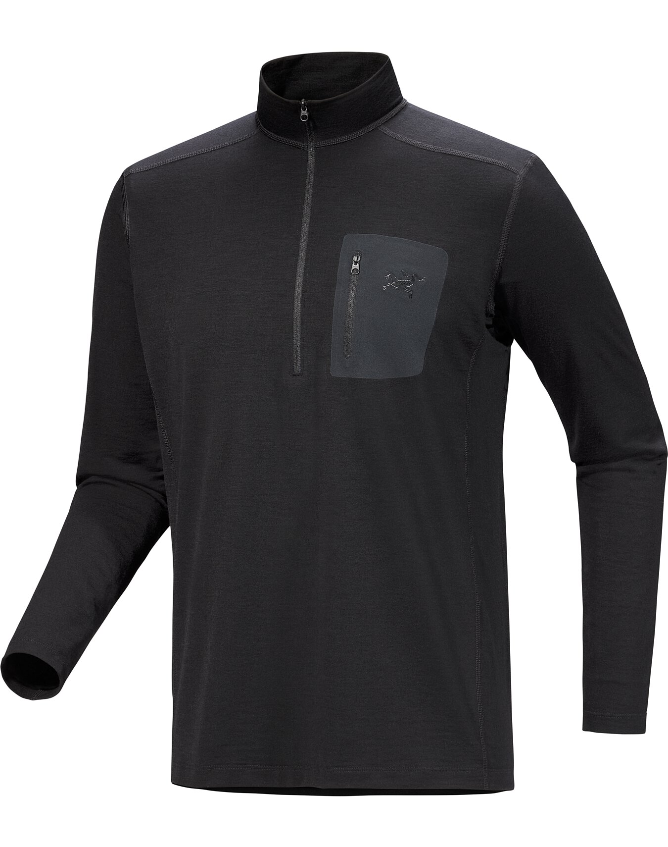 Cold WX Zip Neck AR - Wool Men's