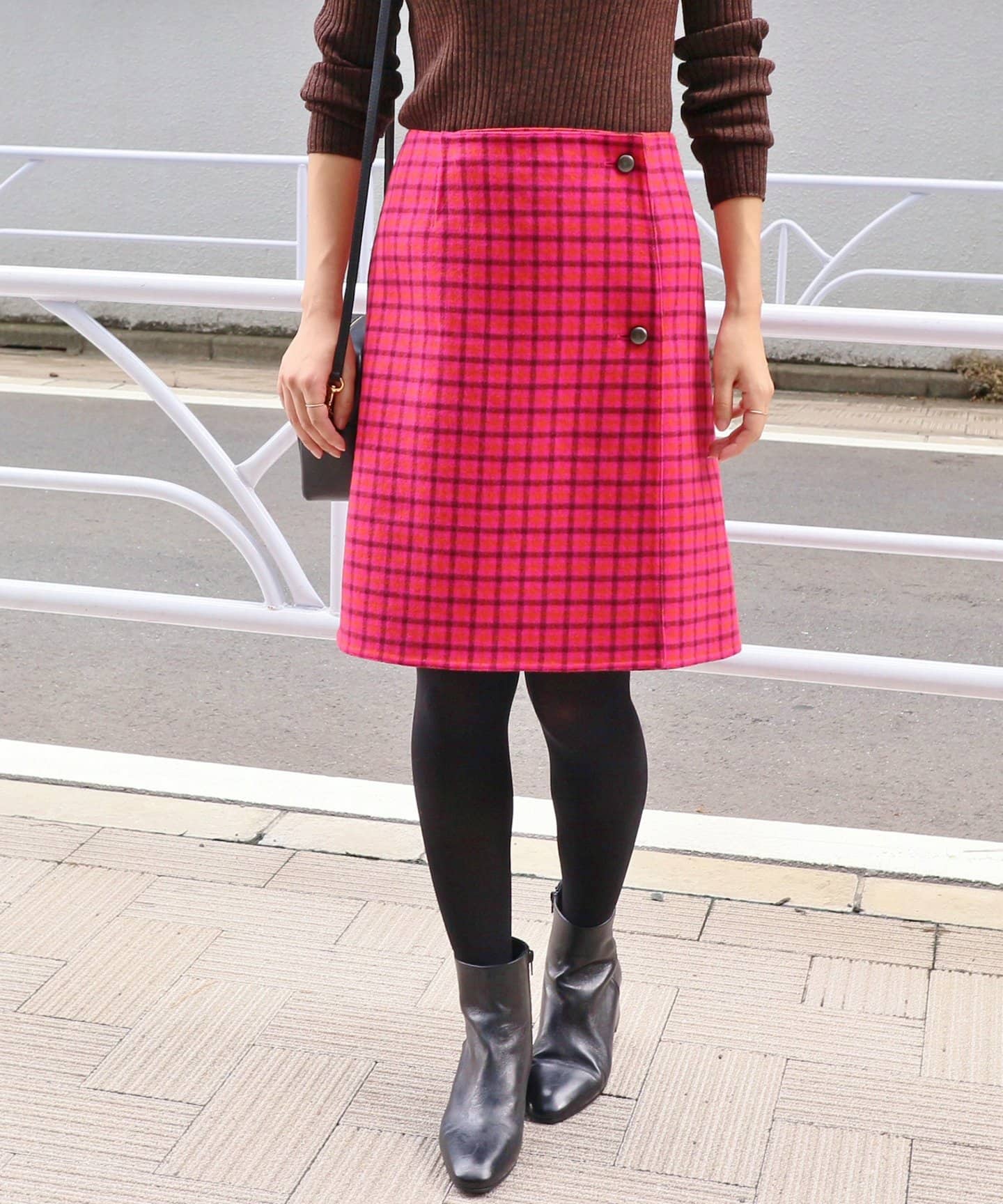 IENA イエナ】Wフェイスリバーシブルミニ丈スカート◇[品番