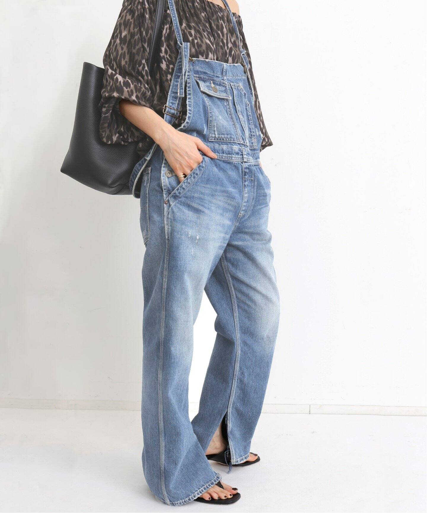L'Appartement Denim Over ALL オーバーオール 36