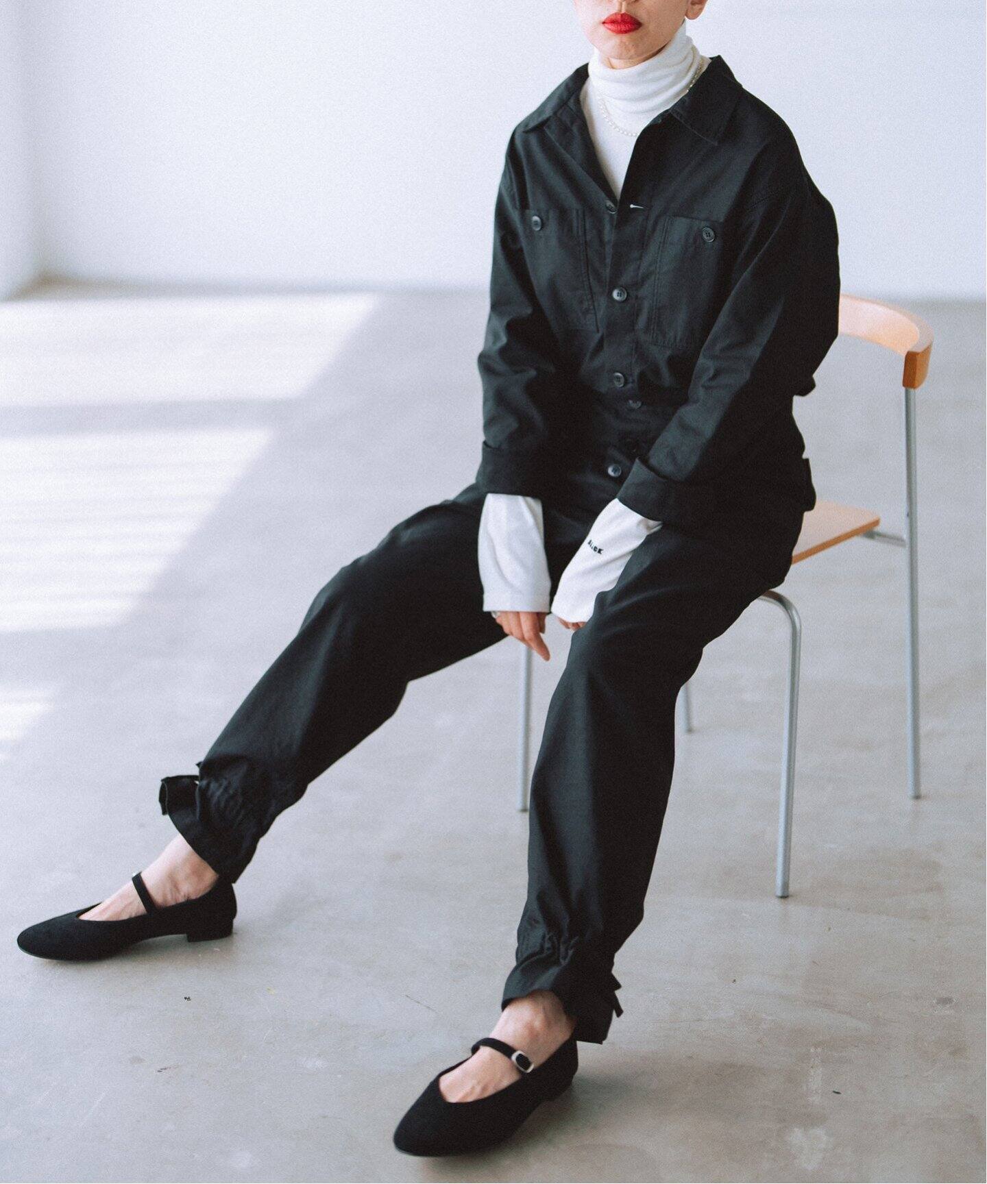 BLACK ジャンプスーツ（つなぎ／オールインワン）｜IENA（イエナ）の