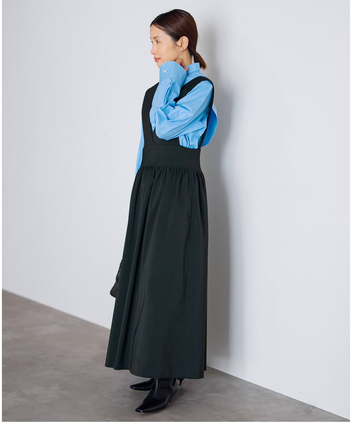 タックフレアージャンパースカート（ワンピース）｜IENA（イエナ）の