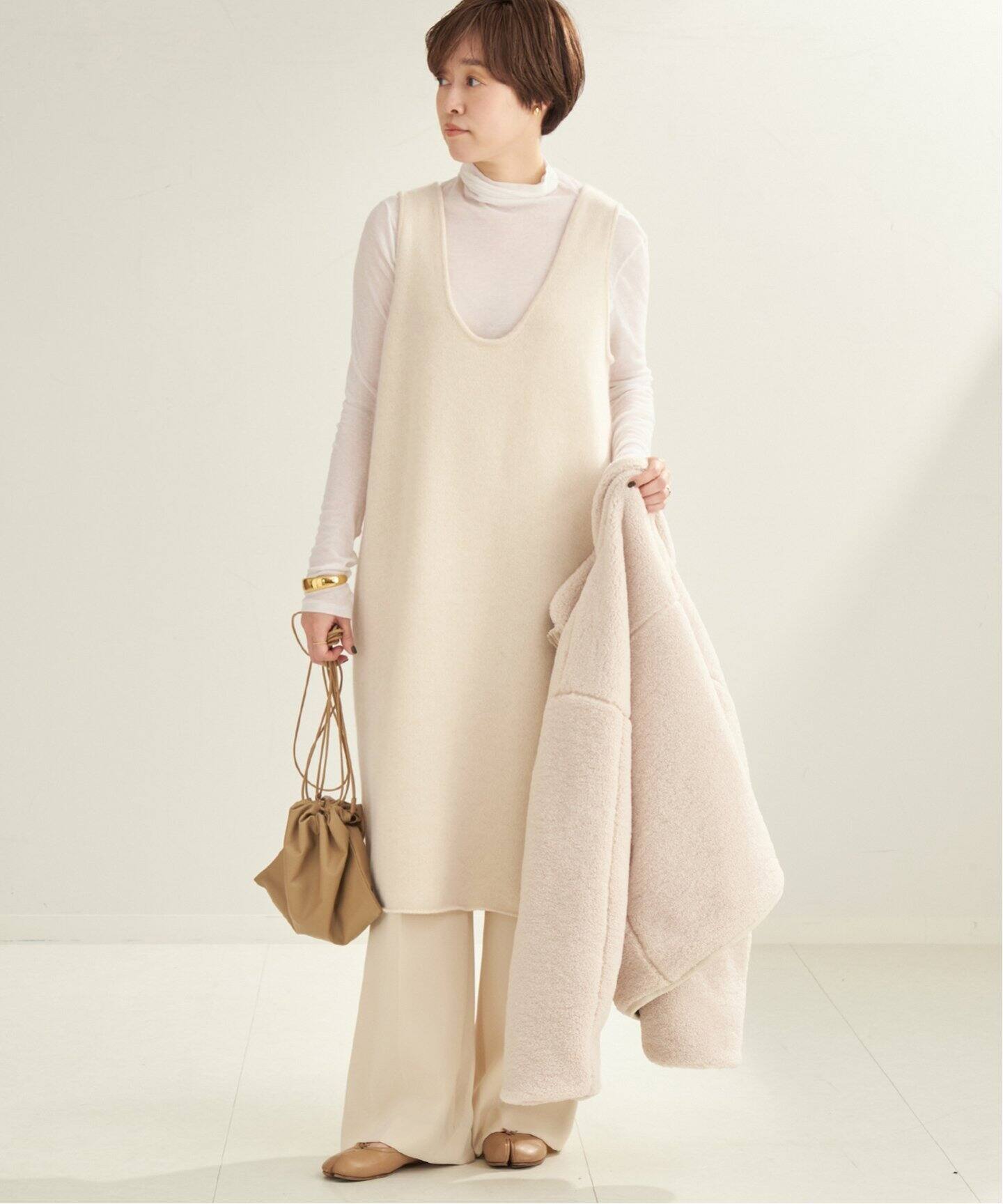 PREMIUM CASH LONG タンク（ニットワンピース）｜Plage（プラージュ