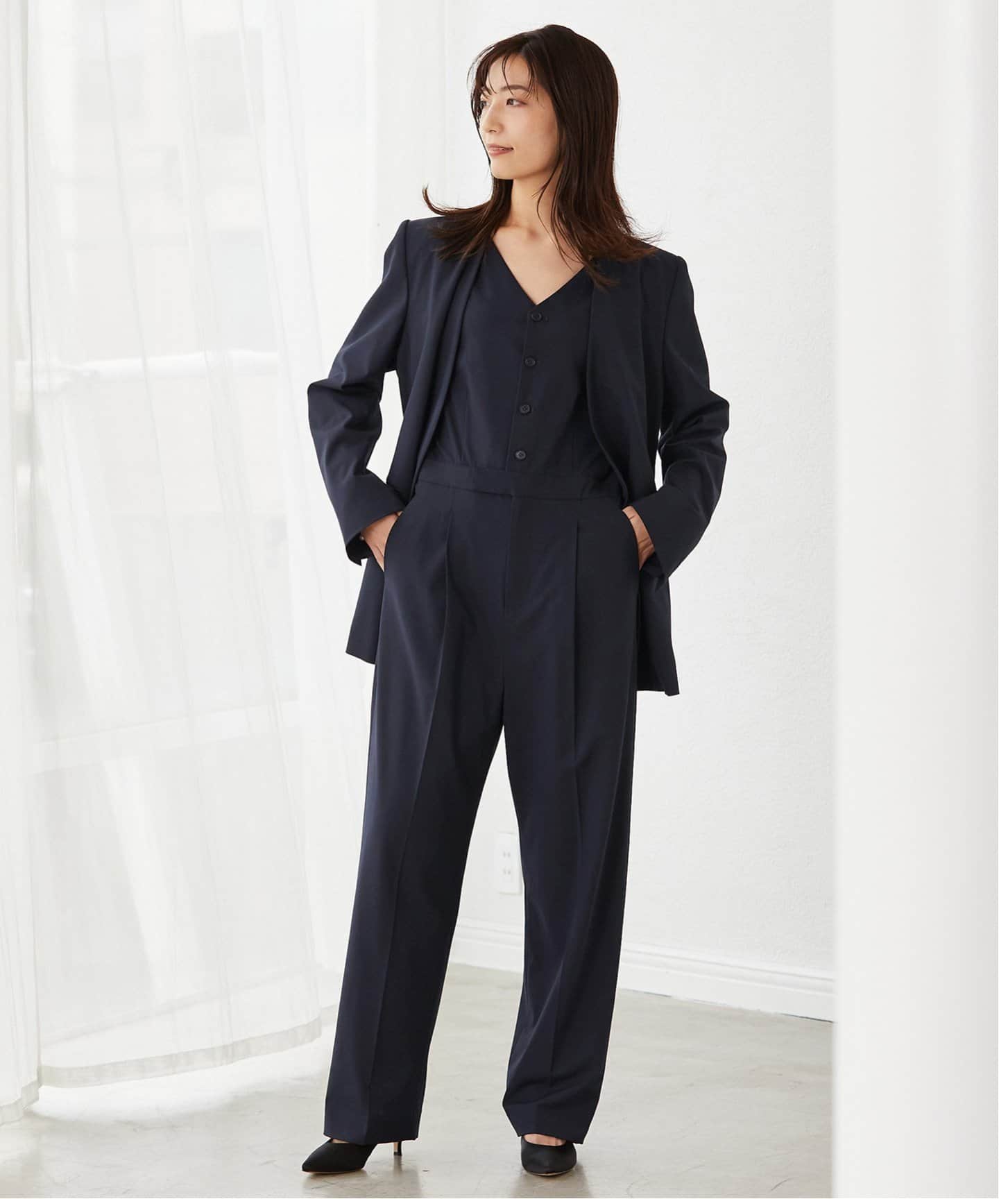 追加》TAKASHI IKEDA x VERMEIL オールインワン スーツ（つなぎ