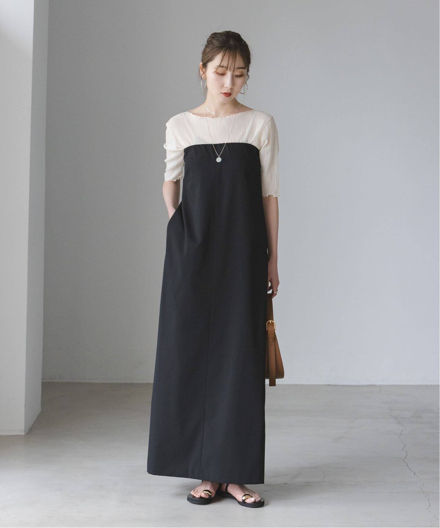 ベアトップマキシワンピース（ワンピース）｜NOBLE（ノーブル）の通販