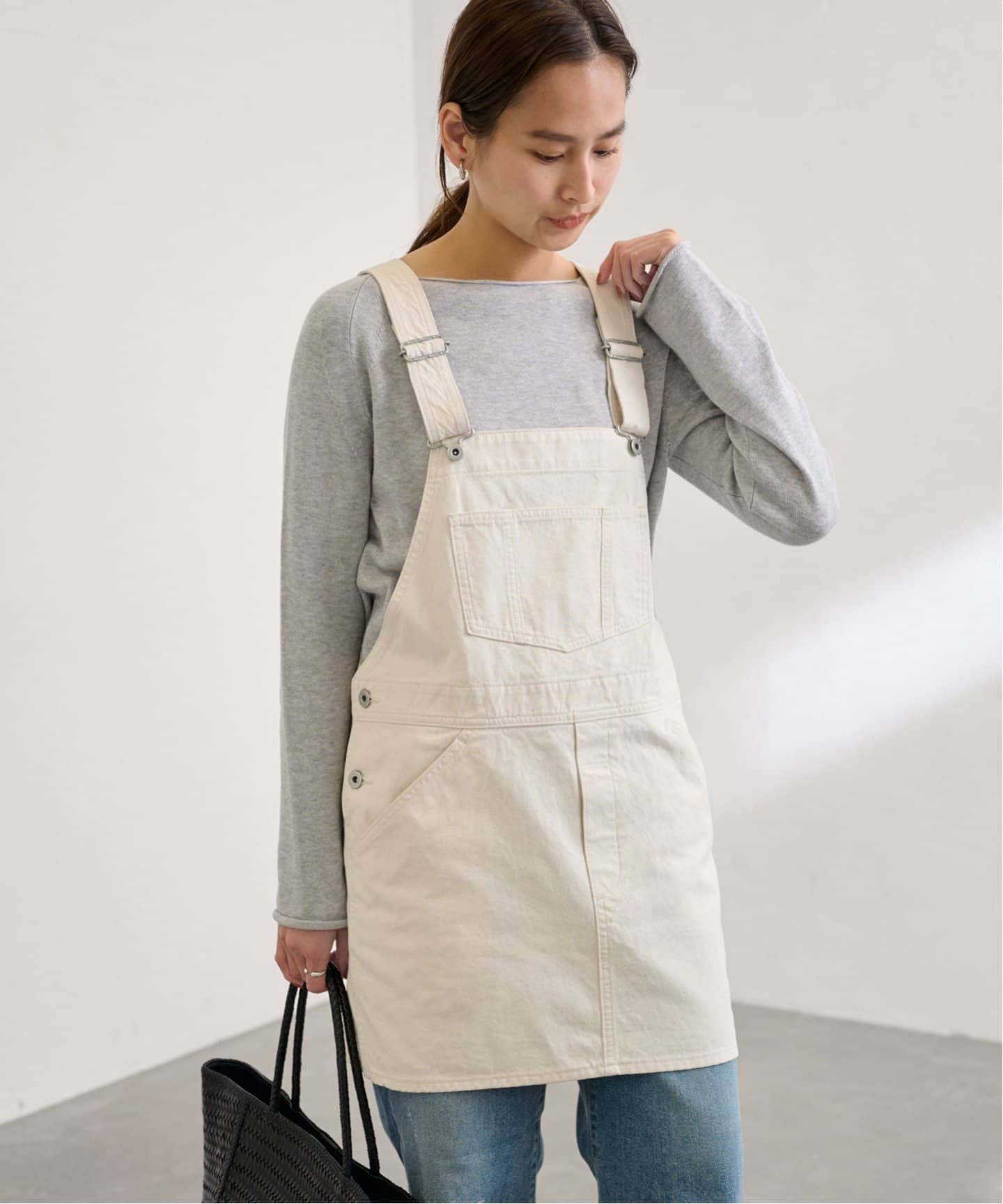 オックスミニサロペット（ワンピース）｜FRAMeWORK（フレームワーク