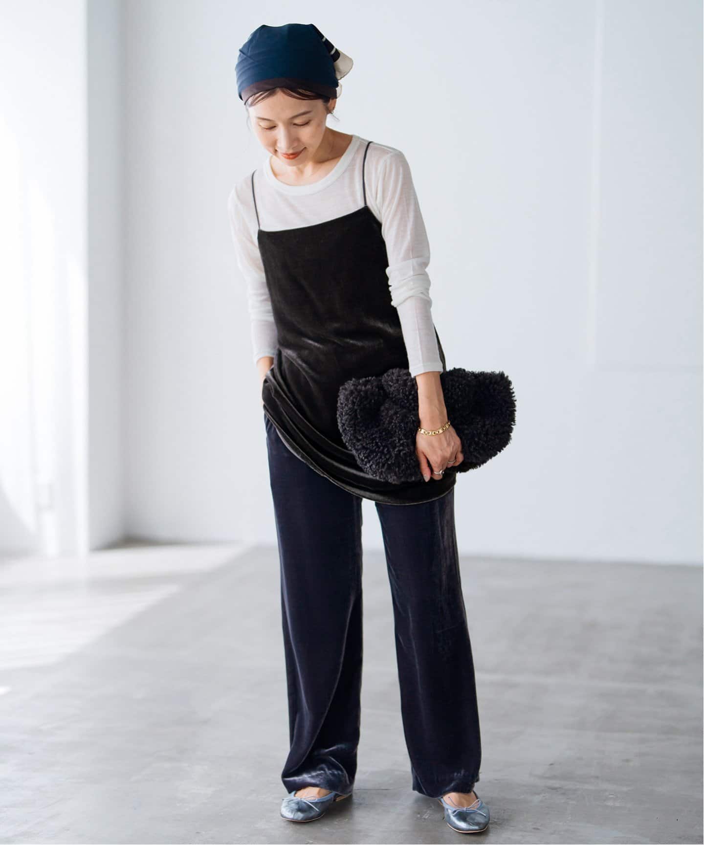 Silk Mix ベルベット キャミソール（キャミソール）｜IENA（イエナ）の