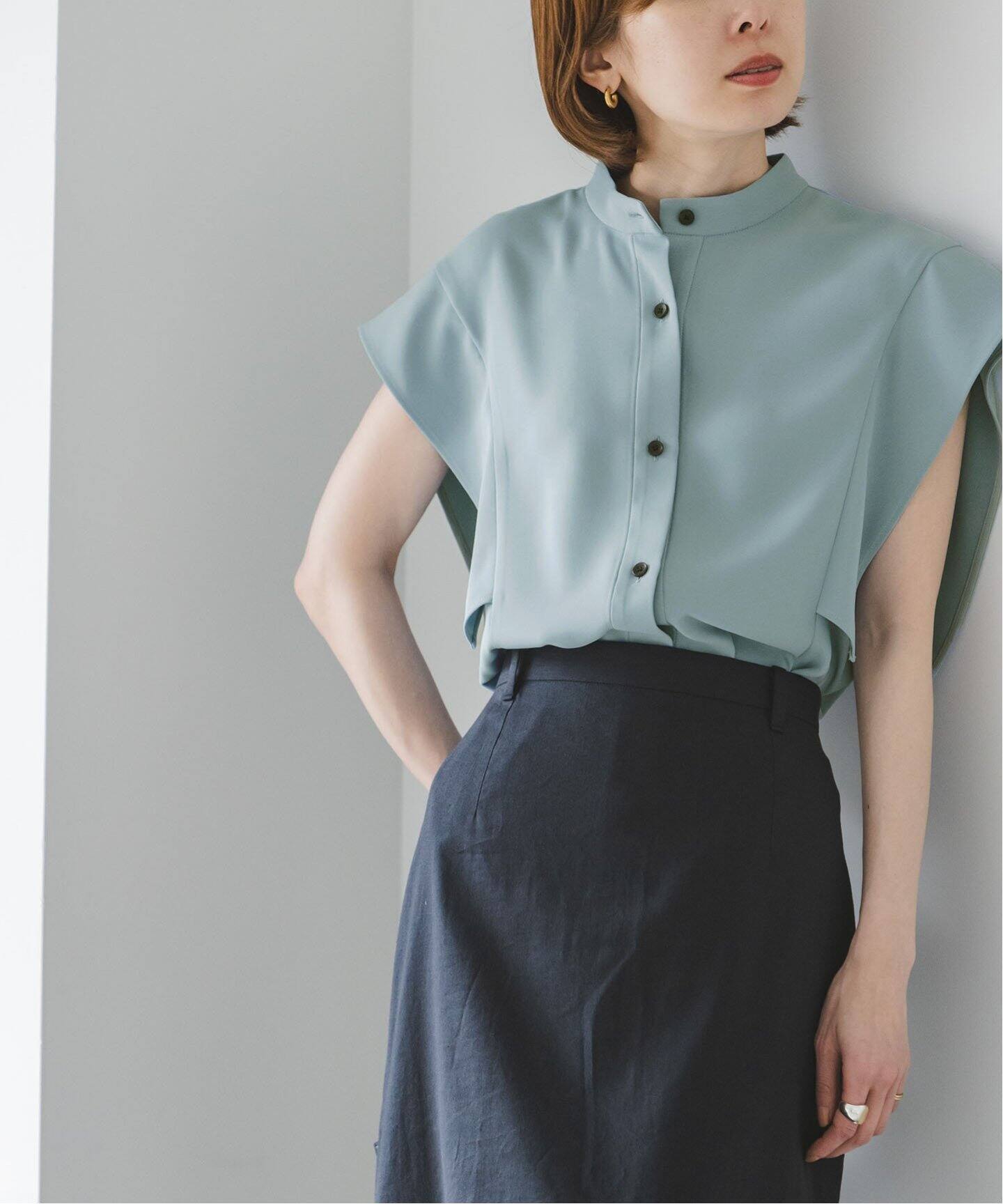 話題沸騰のケープブラウスが新素材になって再入荷！｜NOBLE｜ブログ