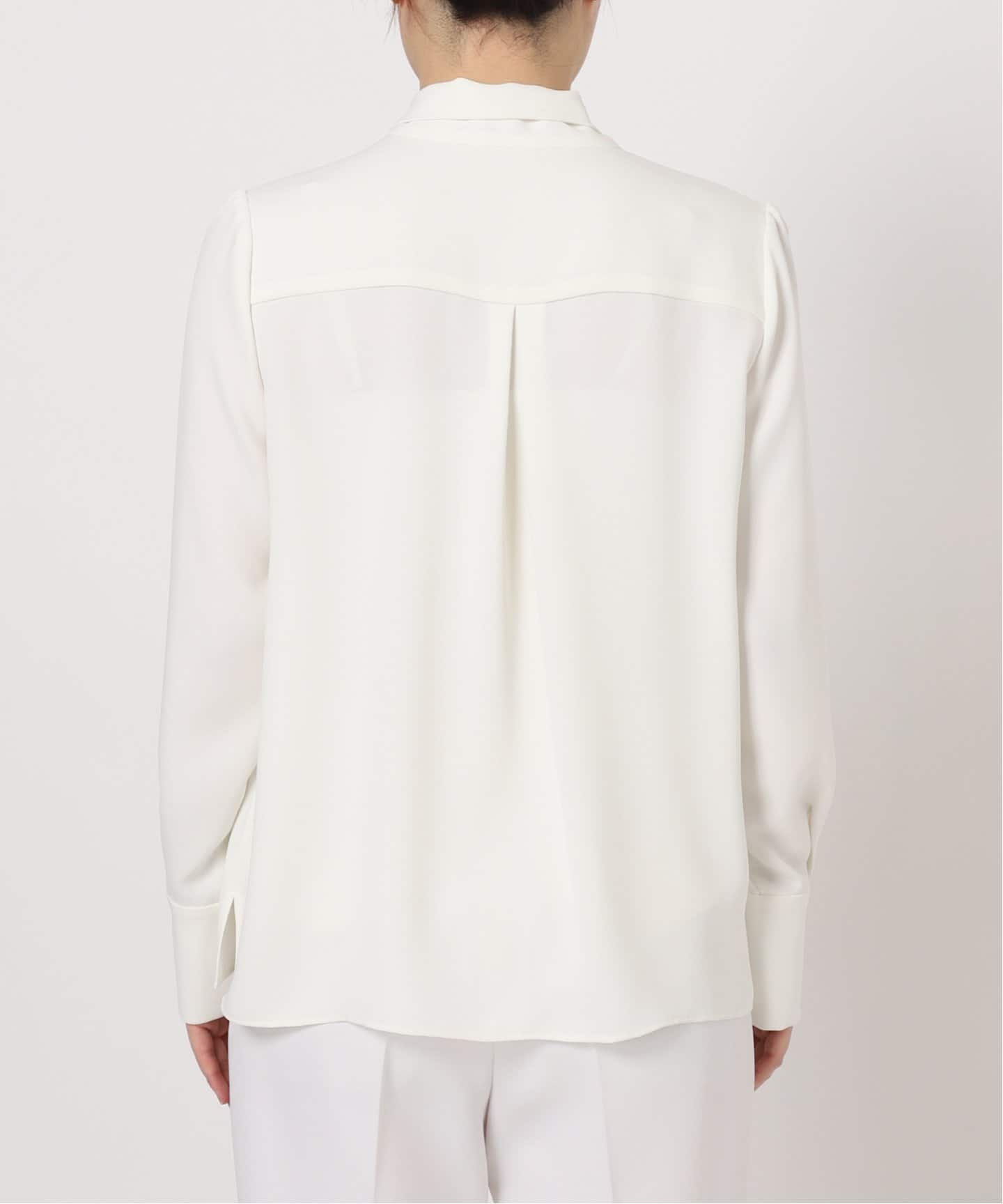 追加》アシンメトリーボウタイブラウス（シャツ／ブラウス）｜NOBLE