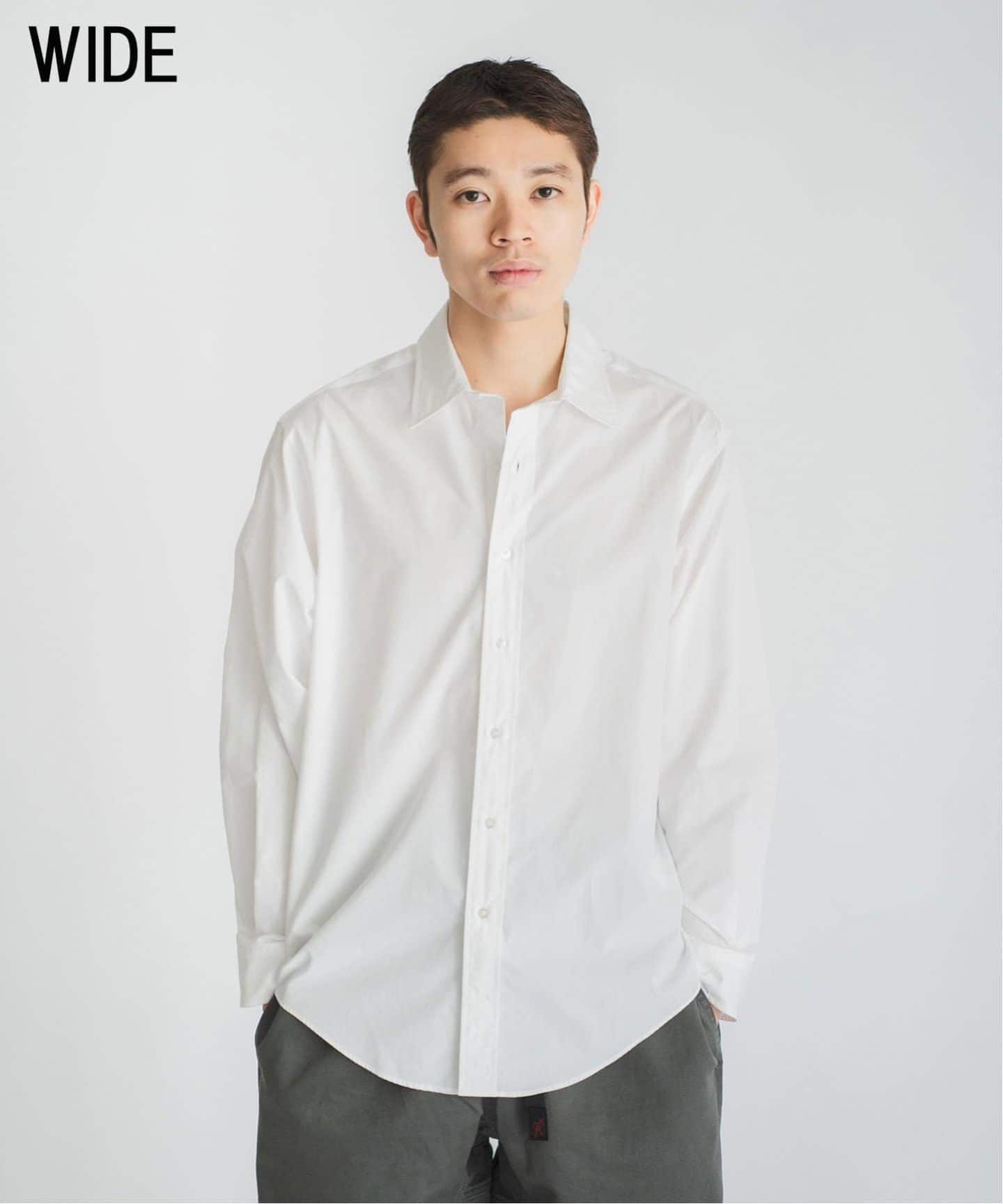 LE / エルイー】WIDE / ワイド レギュラー シャツ（シャツ／ブラウス