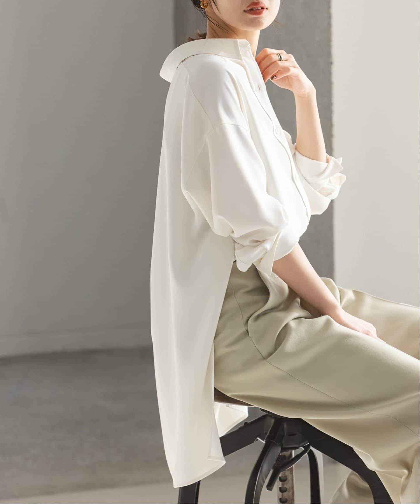 追加》シーズンカラープレーンシャツ 10（シャツ／ブラウス）｜NOBLE