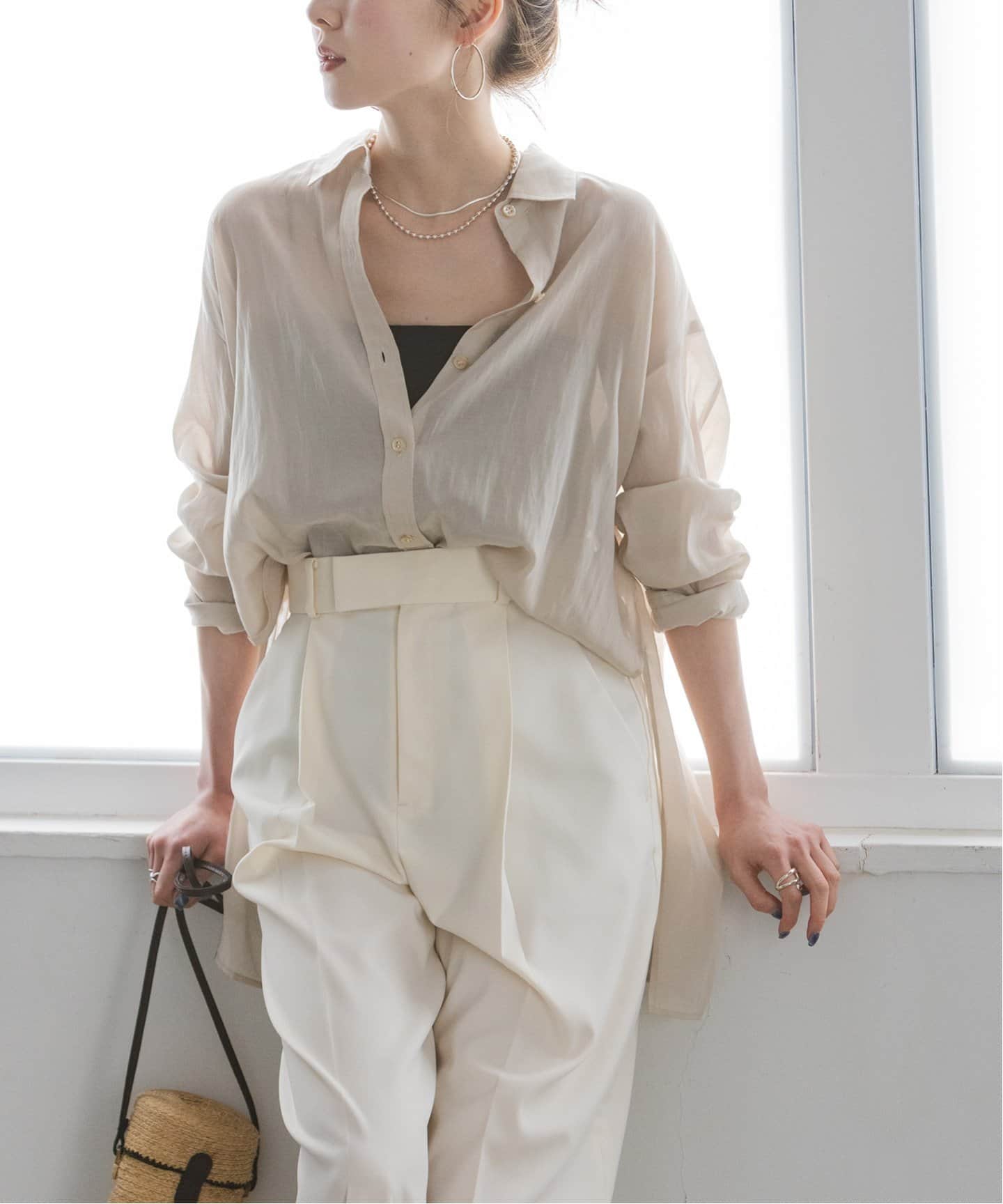 話題沸騰のケープブラウスが新素材になって再入荷！｜NOBLE｜ブログ