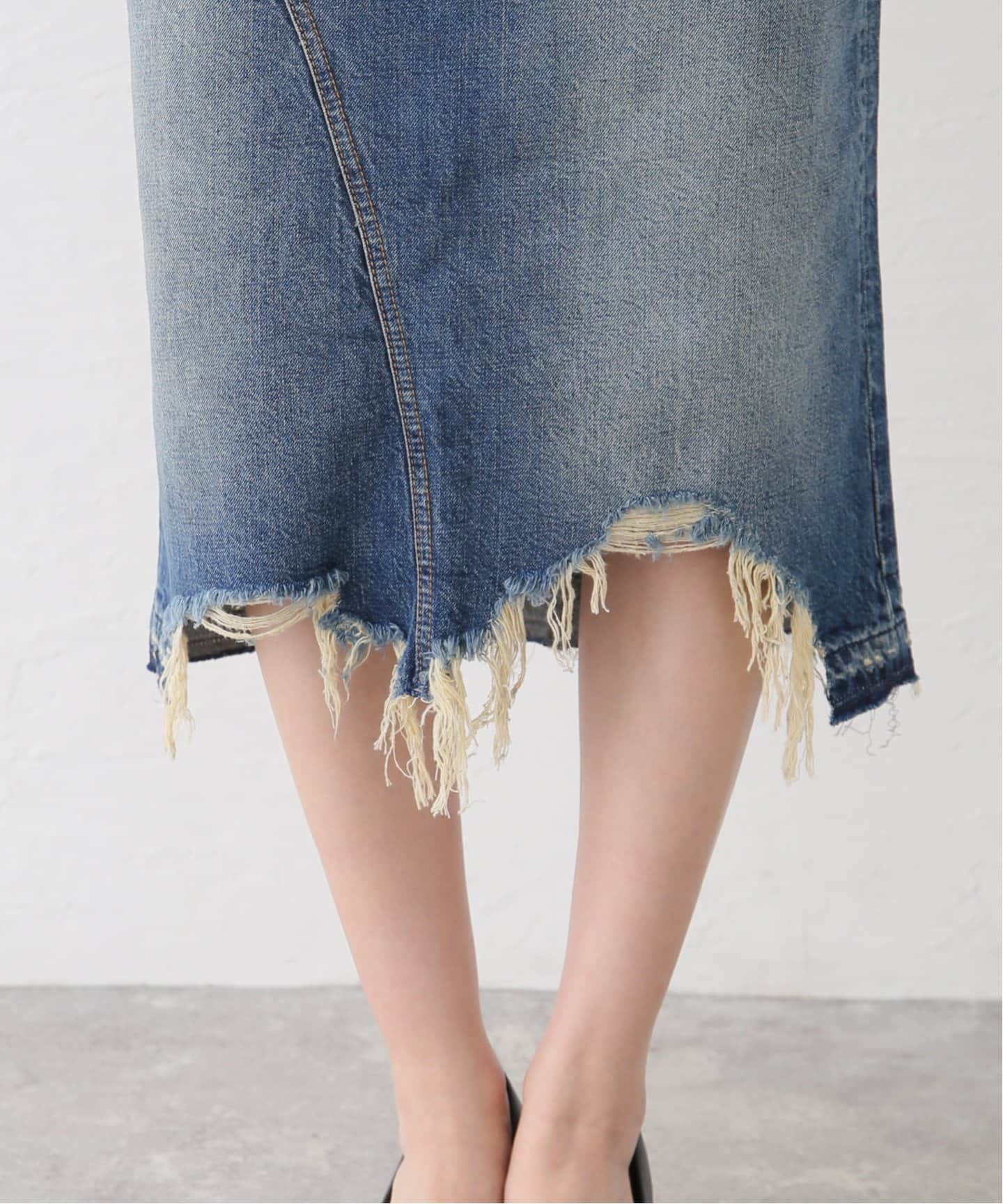 R13/アールサーティーン】 JESSE SKIRT（デニムスカート）｜L