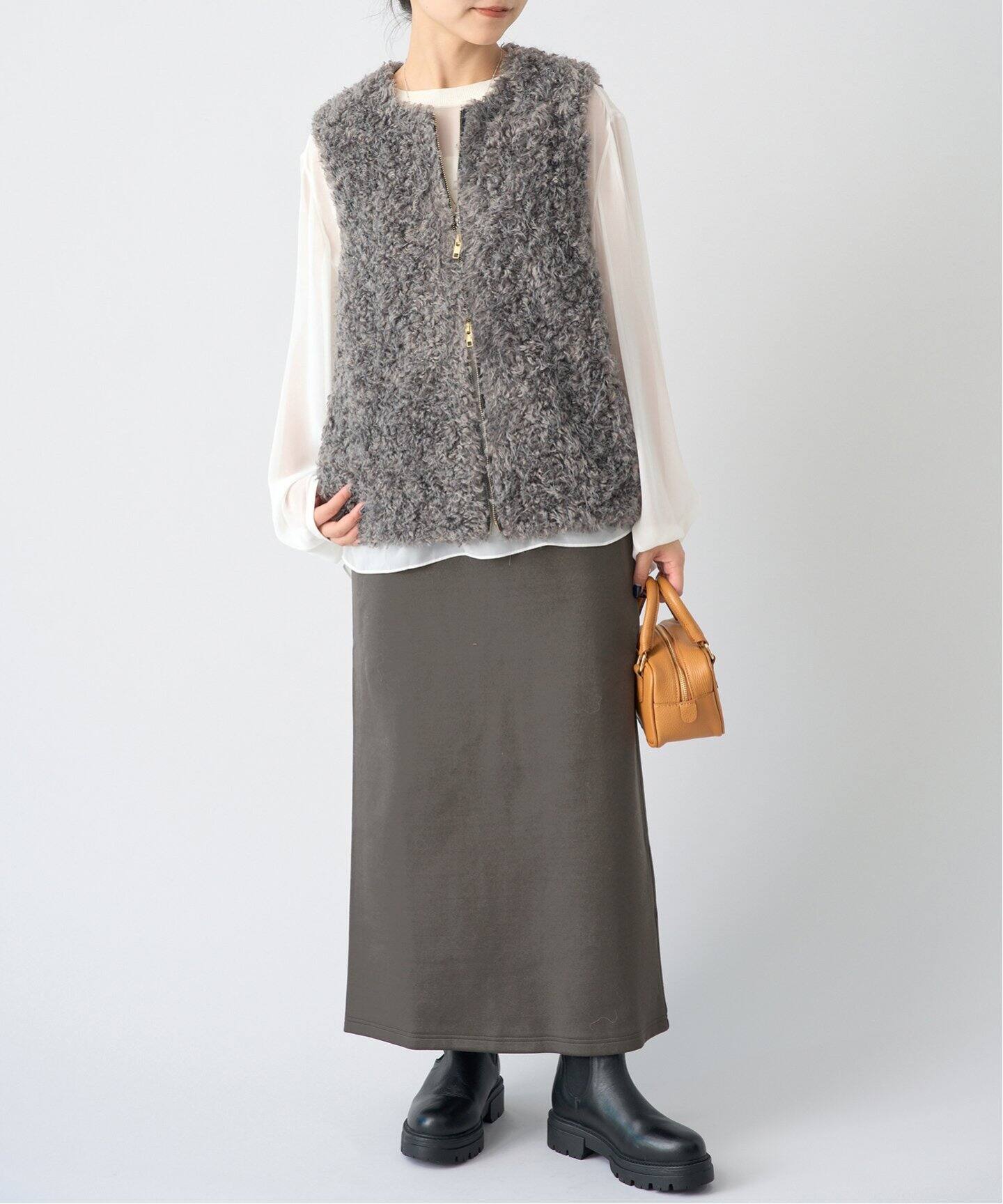 ダンボールIラインスカート（ロング・マキシ丈スカート）｜IENA