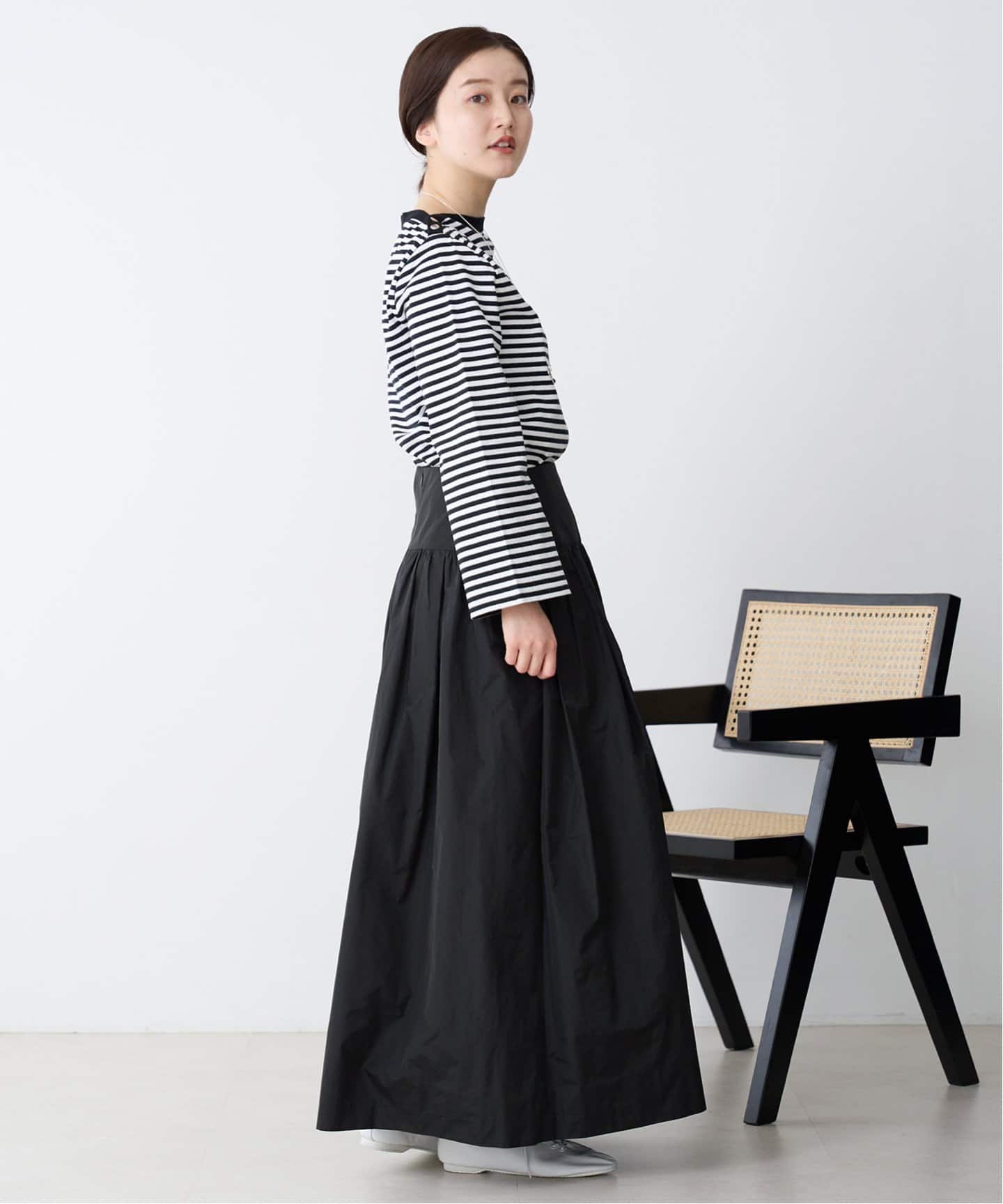タフタギャザースカート（ロング・マキシ丈スカート）｜IENA（イエナ