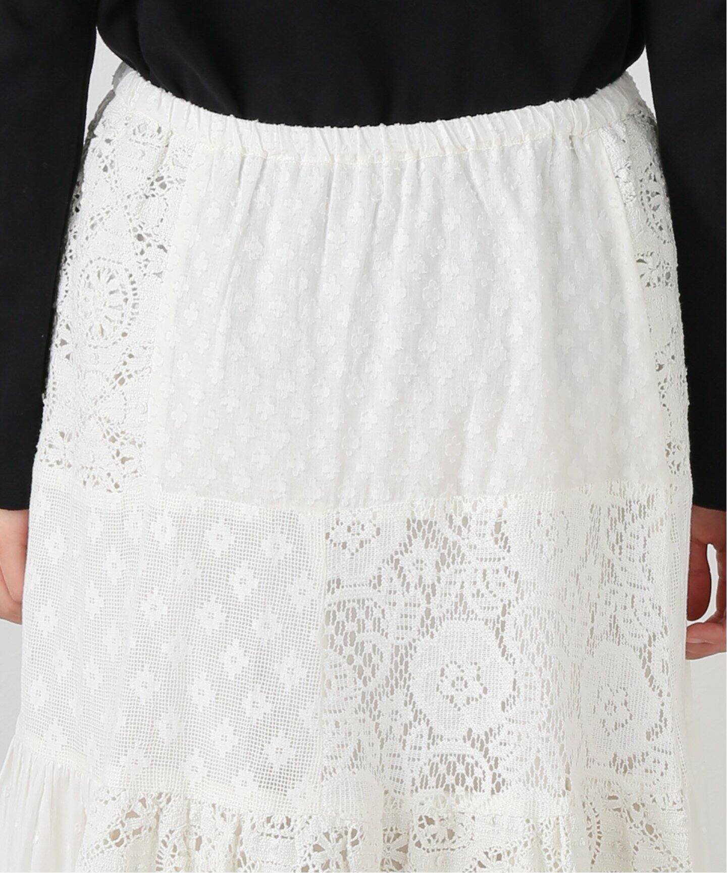 パッチワークレーススカート（その他スカート）｜SLOBE IENA（スローブ