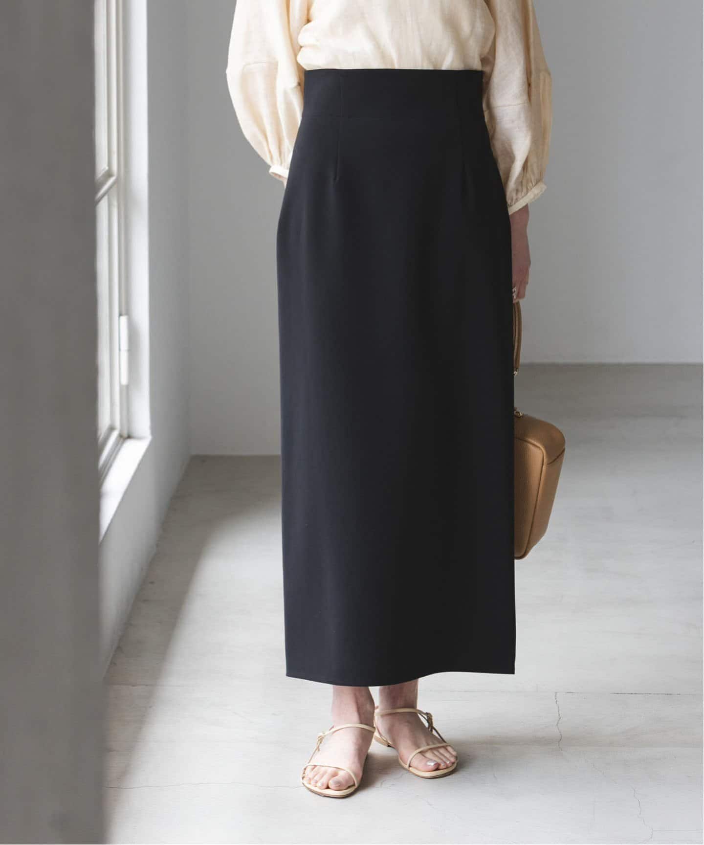 追加》ジャージーライクカラータイトスカート8（ロング・マキシ丈