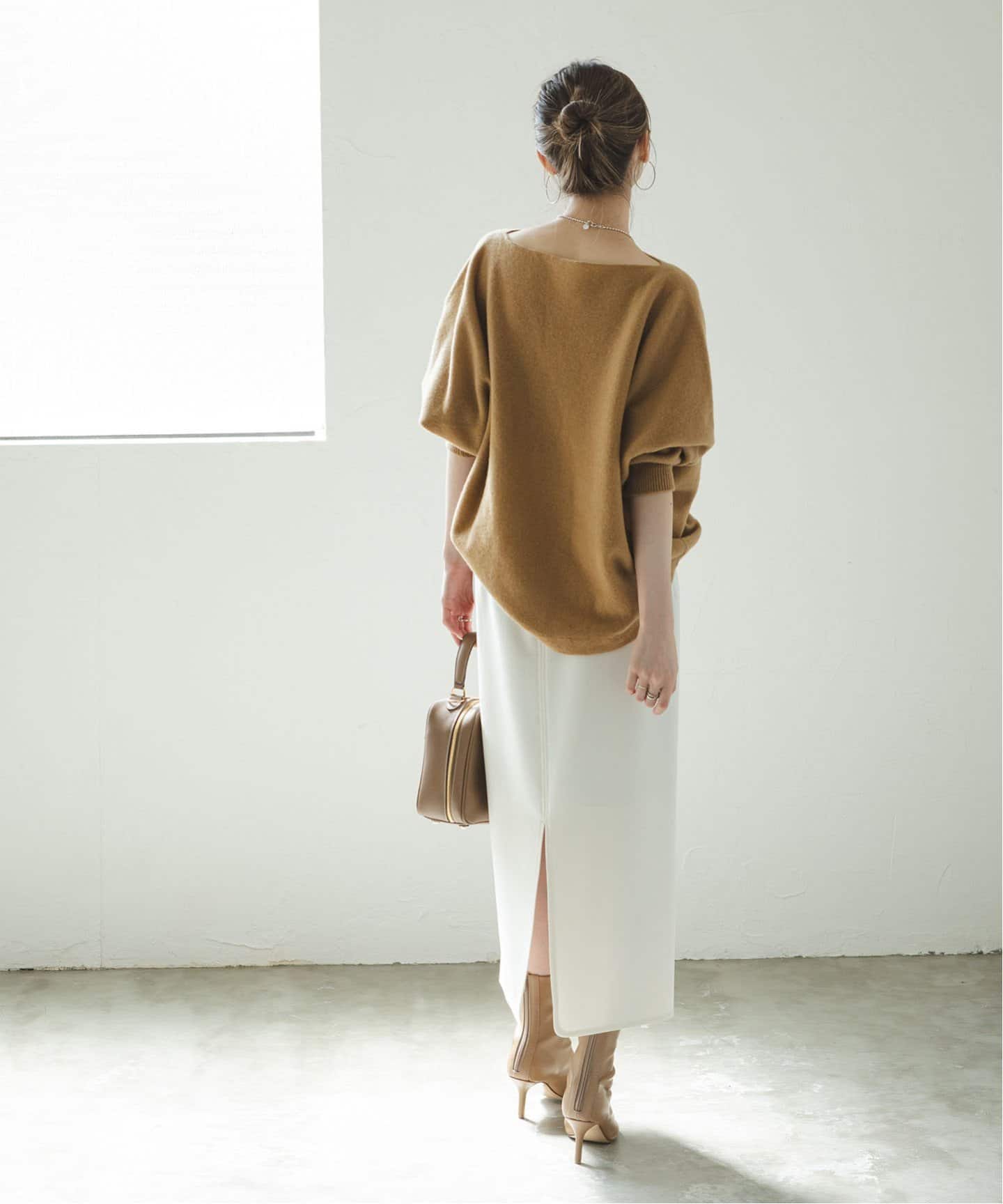 追加》ジャージーライクカラータイトスカート8（ロング・マキシ丈