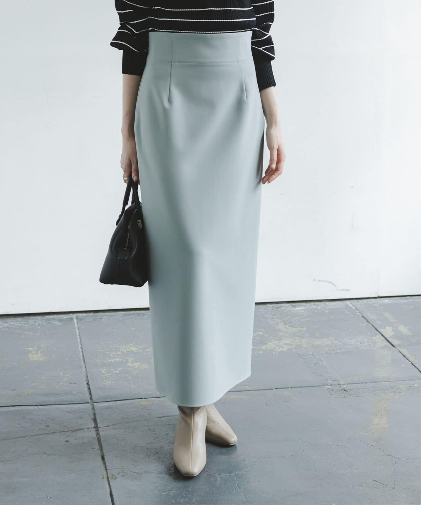 追加》ジャージーライクカラータイトスカート8（ロング・マキシ丈