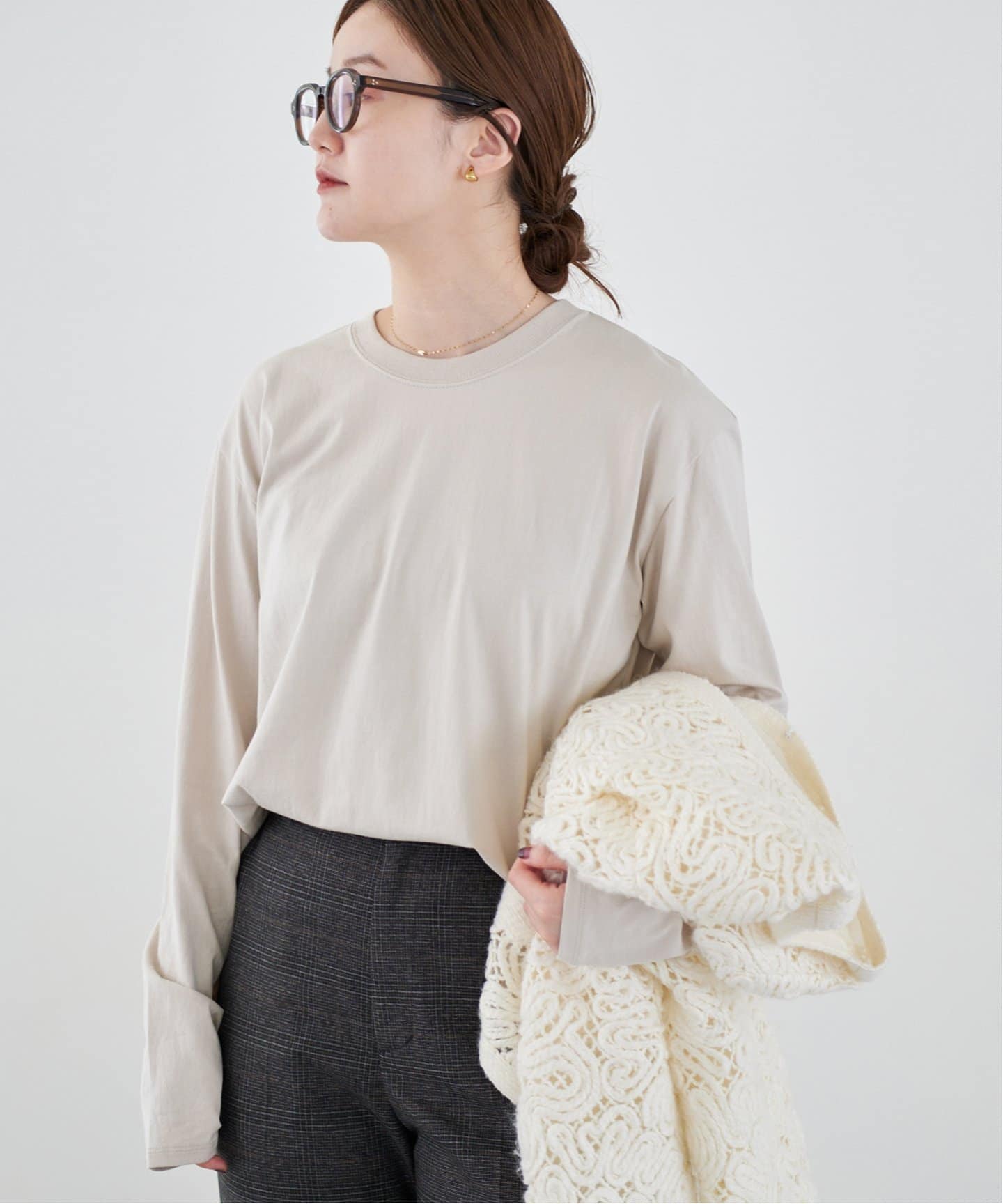 ラウンドテールロングプルオーバー（Tシャツ／カットソー）｜IENA