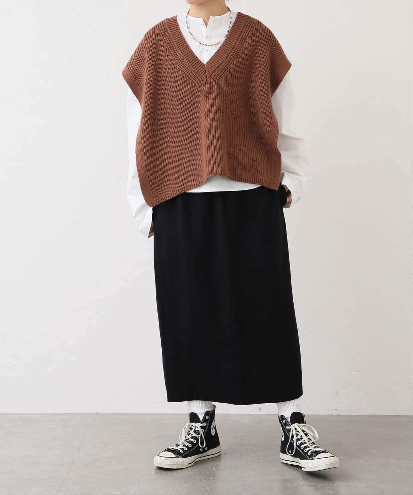 C/N/Wアゼ Vネックベスト（ベスト）｜journal standard luxe
