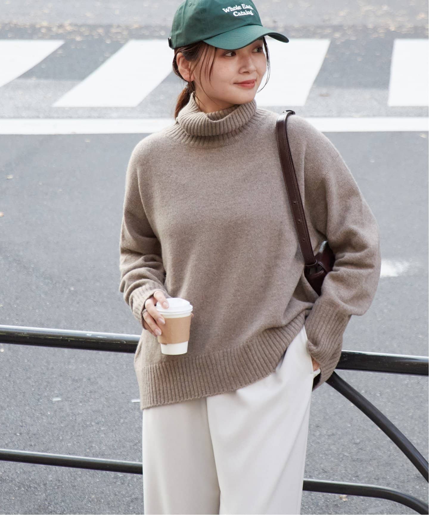 ウールベイビーミンクタートルプルオーバー（ニット／セーター